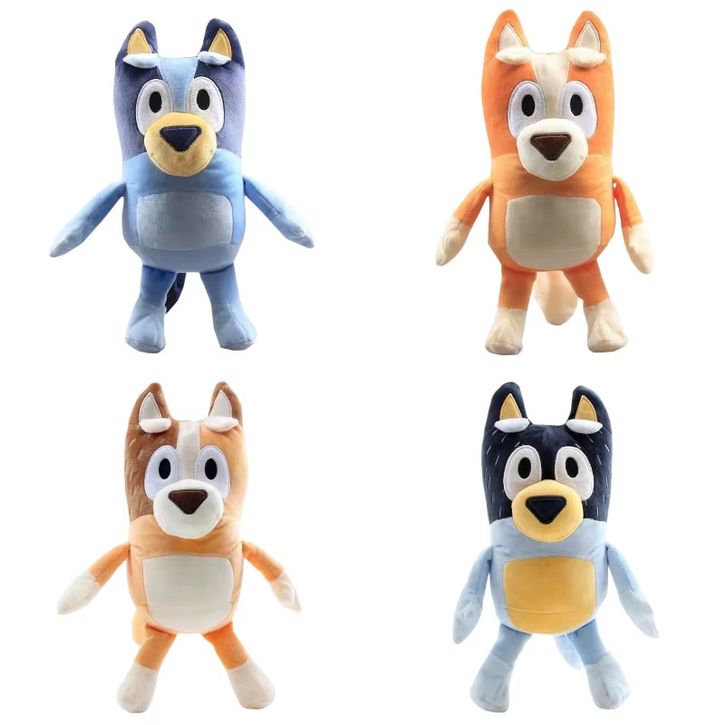 28/40CM Family Plush Toys Cute Simulation Pet Dog Patrol Bingo Sister Kawai Plush Kid'S Toy Doll Christmas Birthday Gift