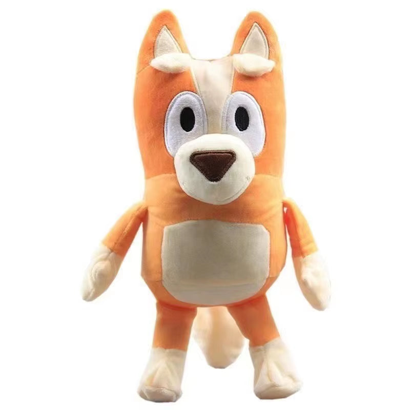 28/40CM Family Plush Toys Cute Simulation Pet Dog Patrol Bingo Sister Kawai Plush Kid'S Toy Doll Christmas Birthday Gift