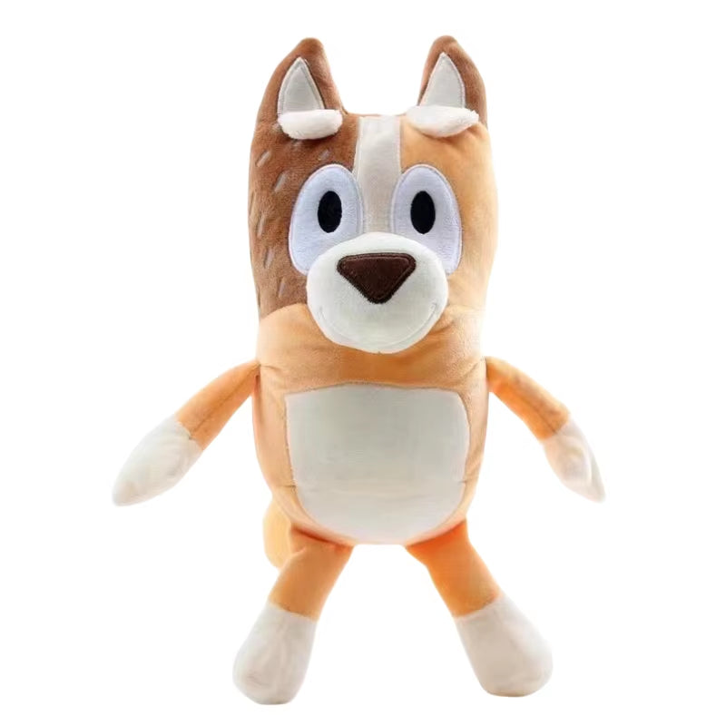 28/40CM Family Plush Toys Cute Simulation Pet Dog Patrol Bingo Sister Kawai Plush Kid'S Toy Doll Christmas Birthday Gift