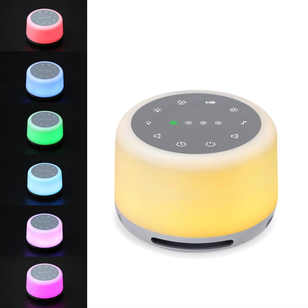 Portable Baby Sleep Machine Desktop White Noise Sound Machine for Baby Sleeping 18 Soothing Sounds 15/30/60Min Timer