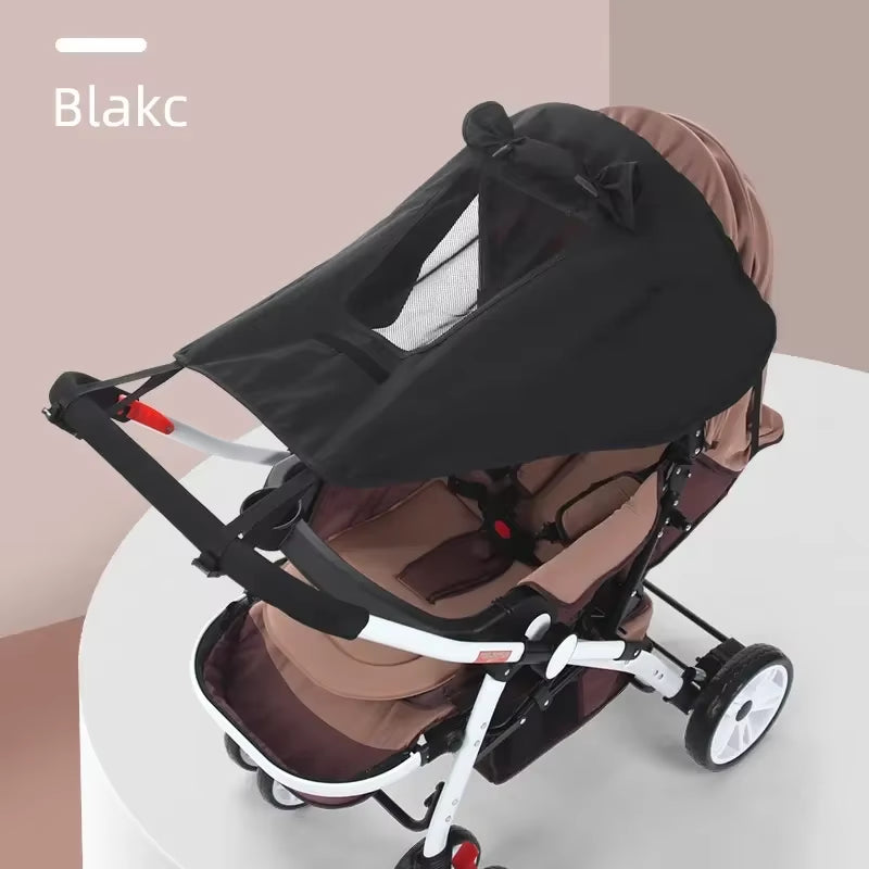 Universal Baby Stroller Accessories Sun Shade UV Protection Sunshade Carriage Canopy Cover for Prams Infants Car Seat Sun Visor