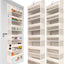 2 PC Heavy Duty over the Door Organizer 55X14X6.7, 6 Large Front & 12 Side Pockets, Hanging Storage Closet Door Organizer for Bedroom, Bathroom and Baby Nursery Storage (Ivory)