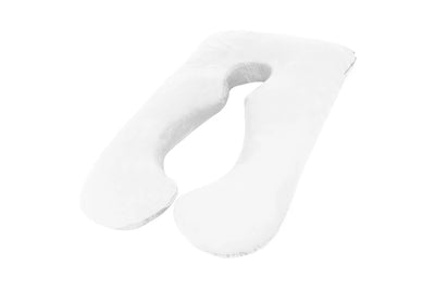Aus Made Maternity Pregnancy Nursing Sleeping Body Pillow Pillowcase Included White